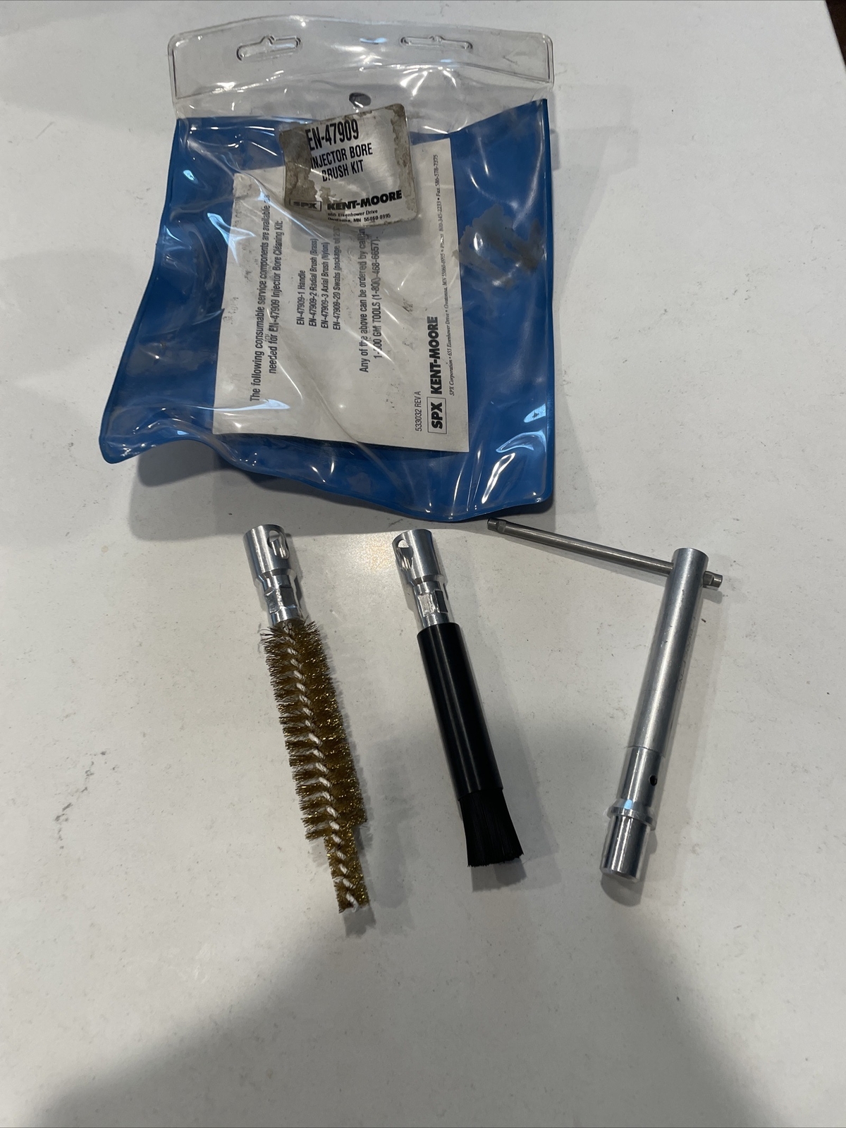 Kent Moore EN47909 Injector Bore Brush Cleaning Tool Kit 6.6L Duramax