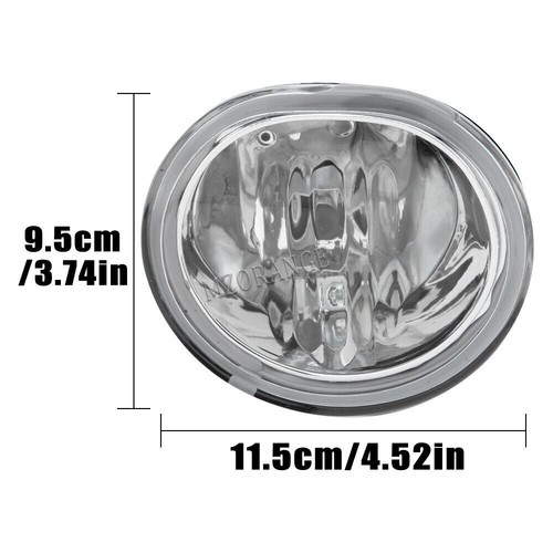 Par de luces antiniebla transparentes para parachoques delantero con bombillas para Toyota Matrix 2003 2004-2008 - Imagen 15 de 16