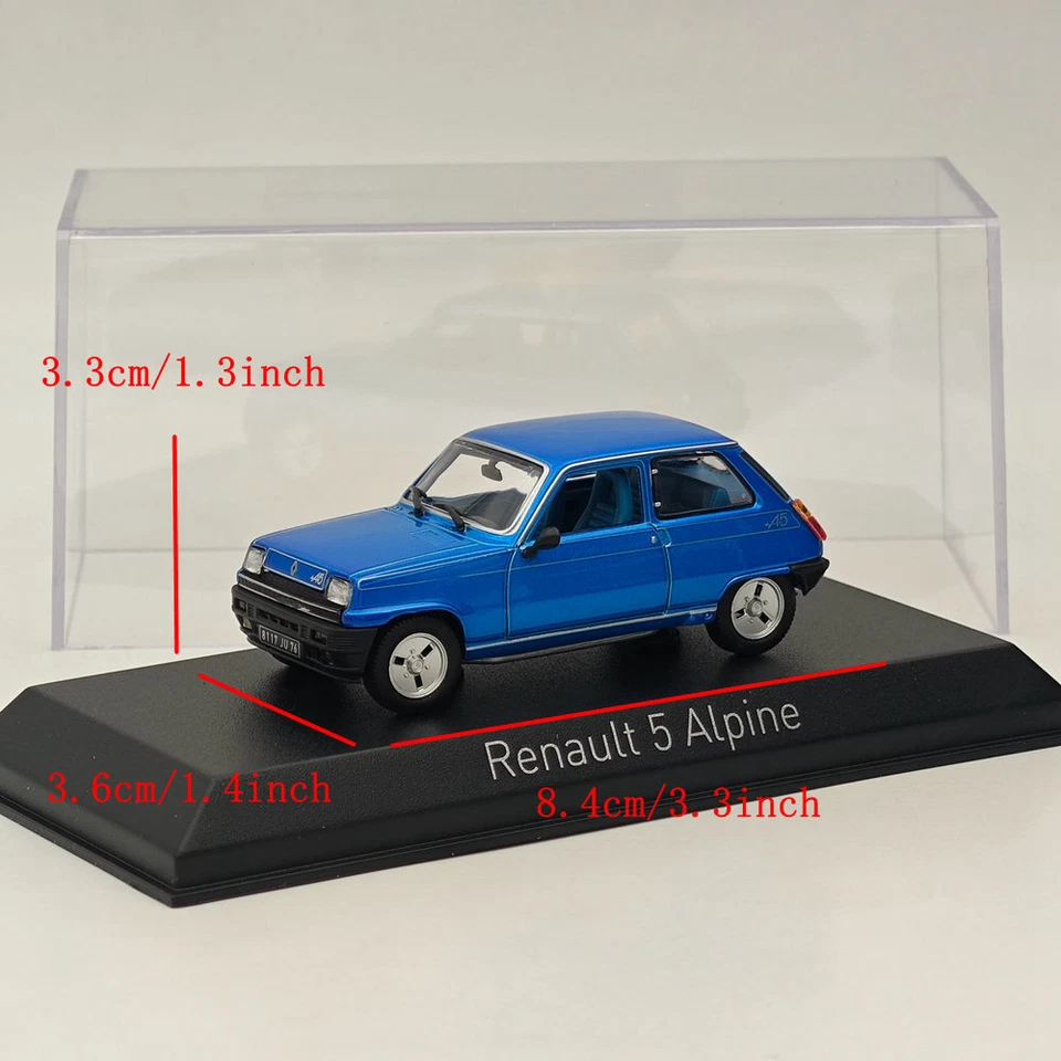Coches modelo diecast Norev 1/43 Renault 5 Alpine 1977 colección limitada azul Foto 4 de 4
