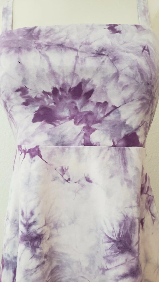 Urban Outfitters Tie Dye Dress New Size Small Purple Tie Bow Coquette Boho - Image 4 of 4