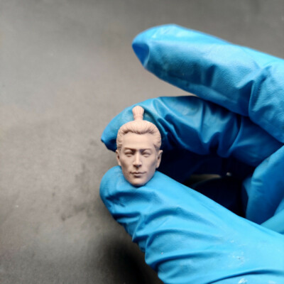 1/12 Scale Chinese Paladin Wallace Huo Head Sculpt Unpainted Fit 6'' ML Figure