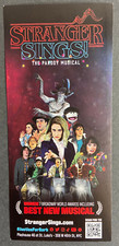Stranger Things Sings Musical Promo Ad Flyer Handbill Pocket Broadway New York