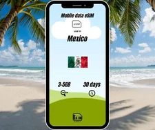 Mobile data eSIM for travel - Mexico
