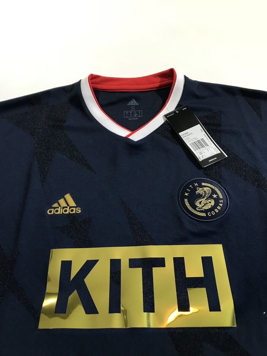 Kith x Adidas Soccer Match Jersey - Navy - Small - Cobras Kith x Adidas Soccer Match Jersey - Navy - Small - Cobras