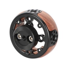 CAMVATE Wooden Handgrip with ARRI-Compatible Rosette Mount M6 Thread Female 