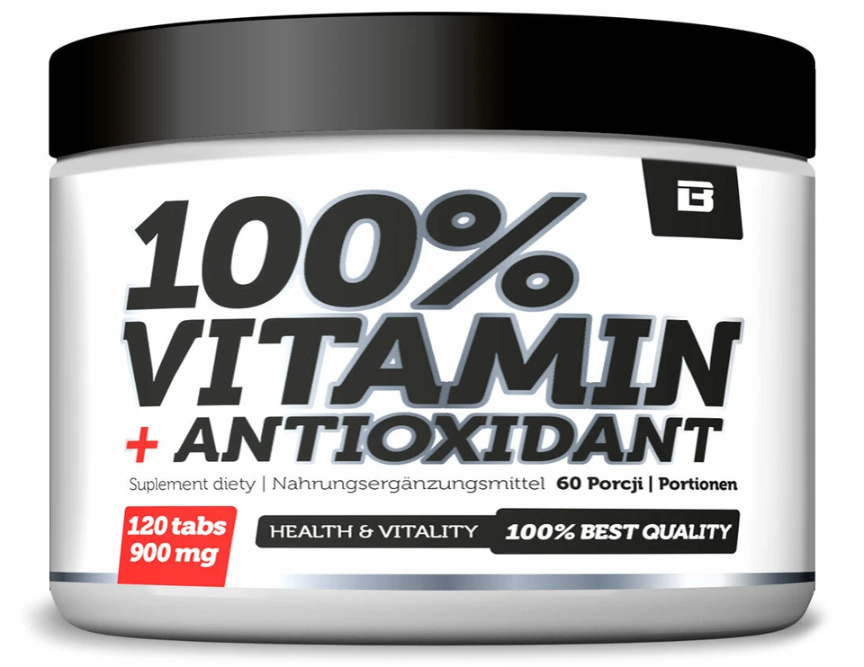 Blade Series - 100% Vitamin + Antioxidant - Hi Tec Nutrition - 120 Tab.