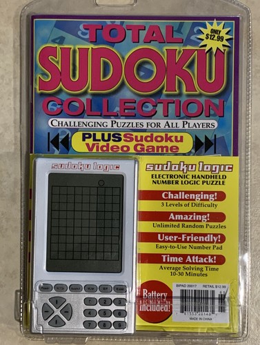 Electronic Handheld Sudoku Number Logic Puzzle by Total Sudoku Collection (F) - Afbeelding 1 van 2