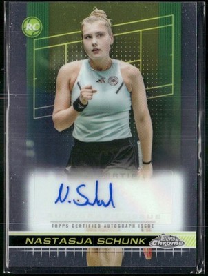 2024 Topps Chrome #TCA-NSK Nastasja Schunk Autographs