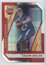 2021 Panini Elite Extra Edition Prime Numbers B Die-Cut /133 Calvin Ziegler 02ka