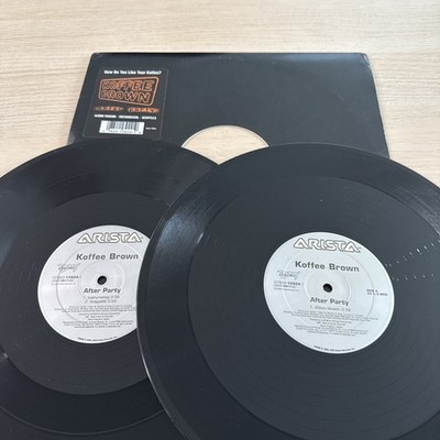 Lot Of 2 KOFFEE BROWN AFTER PARTY DIVINE MILL LP ALBUM VINYL RECORD 2000 ARISTA
