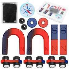 Magnetic Science Kit for Kids 8-16 Years Old 16 Pcs Physics STEM Experiment S...