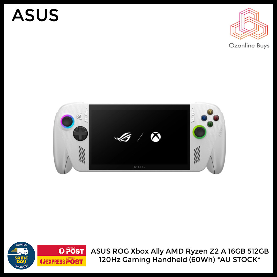 ASUS ROG Xbox Ally AMD Ryzen Z2 A 16GB 512GB 120Hz Gaming Handheld (60Wh) *AU ST
