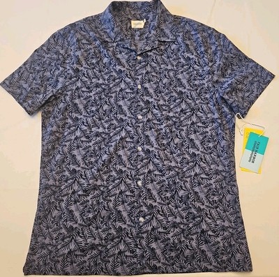 NWT! Fair Harbor Hawaiian Floral The Casablanca Camp Shirt Beach  Size Medium