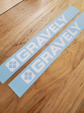Gravely Vintage Old Style Decals Stickers Gloss White 6 Mower Tractor 2 Usa