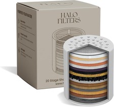 Filtered Shower Head - High Pressure Showerhead Filter for Hard Water, Enhances