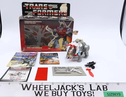 Slag NEAR MINT FIGURE W/ Box 1985 Vintage Hasbro G1 Transformers Action Figure