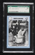 1990 Collegiate Collection North Carolina Tar Heels James Worthy SGC 92 HOF 0ji1