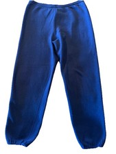 USA Olympic Unisex Blue Sweatpants Size Large 34x30 JC Penny Drawstring Elastic