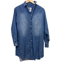 Frank & Eileen NWT Shirt Dress XS Mary Denim Blue Buttondown Coastal Relaxed Fit