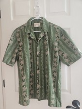 Lolenani size medium Hawaiian aloha shirt Sea Turtles made in USA