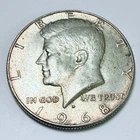 1968-D Kennedy Half Dollar 40% Silver, Circulated Coin #7188