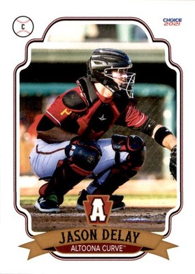 2021 Altoona Curve Choice #14 Jason Delay Plano Texas TX - NM Baseball Card
