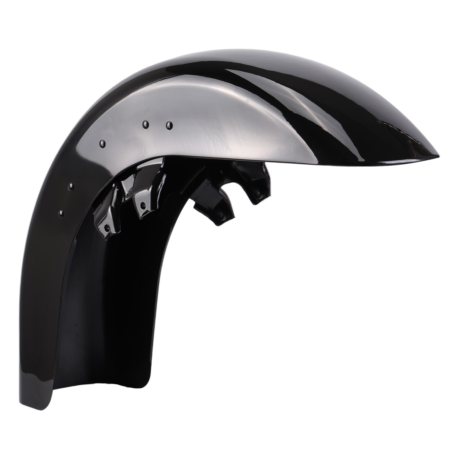 Vivid Black Front Fender Fit For Harley Touring Electra Glide Road King 1989-13