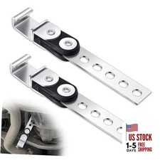 Pcs Exhaust Hangers Muffler Hanger Swivel Tail Pipe Open Style 2 Silver