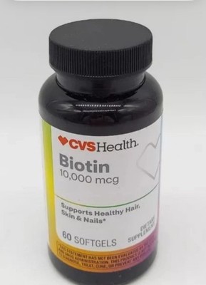 Biotin 10000 mcg 60 Softgels Exp 5/2026