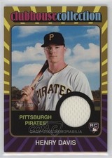 2024 Topps Heritage Clubhouse Collection Relics Gold 99/99 Henry Davis 2g8