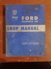 1952 Ford Passenger Car Shop Manual