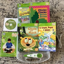 Leapfrog Tag Reading System Pen With Books, Case, Charger, DVD See Description