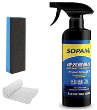 Car Coating Spray, Sopami Waterproof Layer Quick Effect Stains Agent 500ml Set