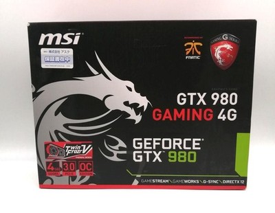 MSI GTX 980 GAMING 4G Graphics Card VD5504 High Performance GPU Tested
