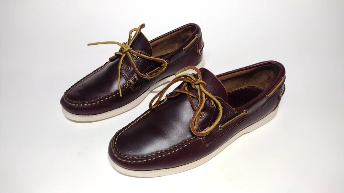極美 Allen Edmonds モカシン デッキシューズ 9 1/2 Allen Edmonds Boat Shoe Leather Upper Casual Shoes for Men for