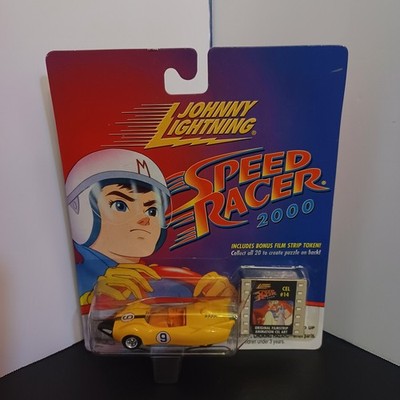 Johnny Lightning Speed Racer 2000 Racer X Shooting Star Cel Art #14 Clear Bubble