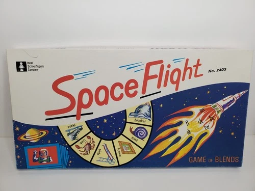 Vintage Ideal Space Flight Game Of Blends 1975 Complete RARE Board Game