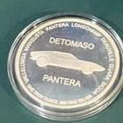 1 OZ Detomaso PANTERA  .999 FINE SILVER Round - # 79 - Uncirculated in Case