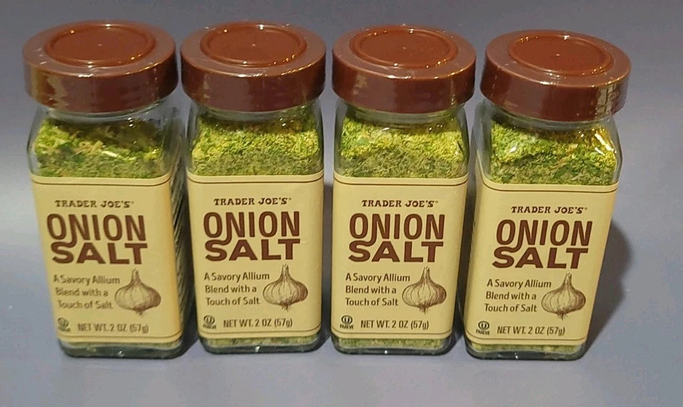 4 X TRADER JOE'S CEBOLLA SAL ESPECIA 2 OZ  Foto 3 de 3