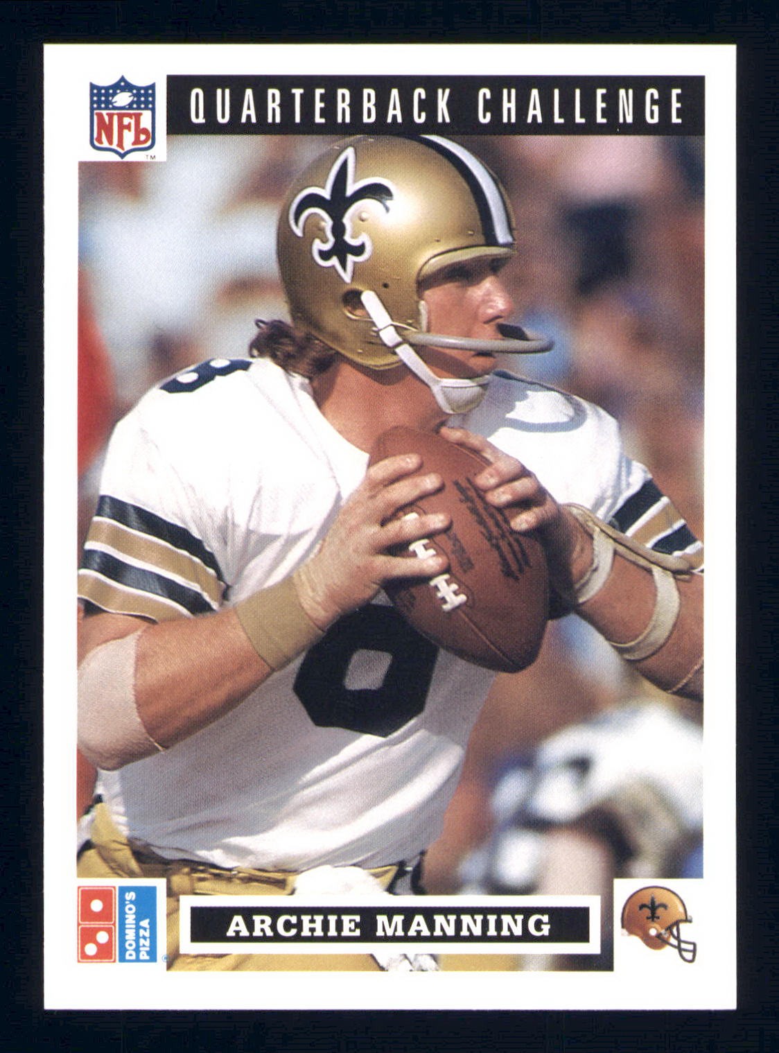 1991 Upper Deck Domino's The Quarterbacks Archie Manning #40