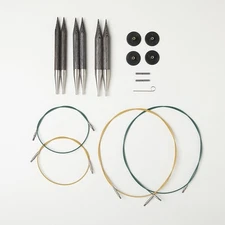 Knit Picks Obsidian Resilience Interchangeable Needle Set: Bulky Edition - N2493