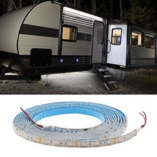RV Underglow Led Light Kit, 12V 16.4FT RV Awning LED Light Strip, White