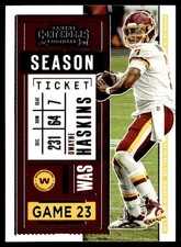 2020 Panini Contenders Dwayne Haskins Washington Football Team #6