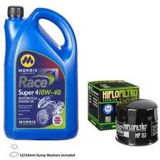 1078 DB6R Delirio Oil and Filter Kit Morris Race Super 4 10w40 4L Bimota 2009 9.69 per litre