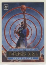 2019-20 Panini Donruss Optic T-Minus 3 2 1 Red Wave Prizm Kawhi Leonard #5 03mk