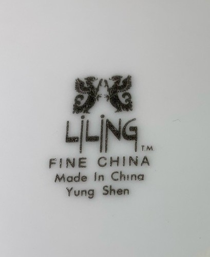 4 cuencos de sopa de colección LILING Ling Rose porcelana fina flores mariposa borde dorado 8,25" (2) - Imagen 11 de 13
