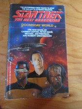 BOOK S/C STAR TREK THE NEXT GENERATION DOOMSDAY WORLD #12  1990 GREAT  ***
