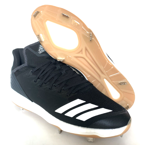 Adidas Boost Icon 4 Metal Baseball Cleats CG5157 Black/White  display picture 2