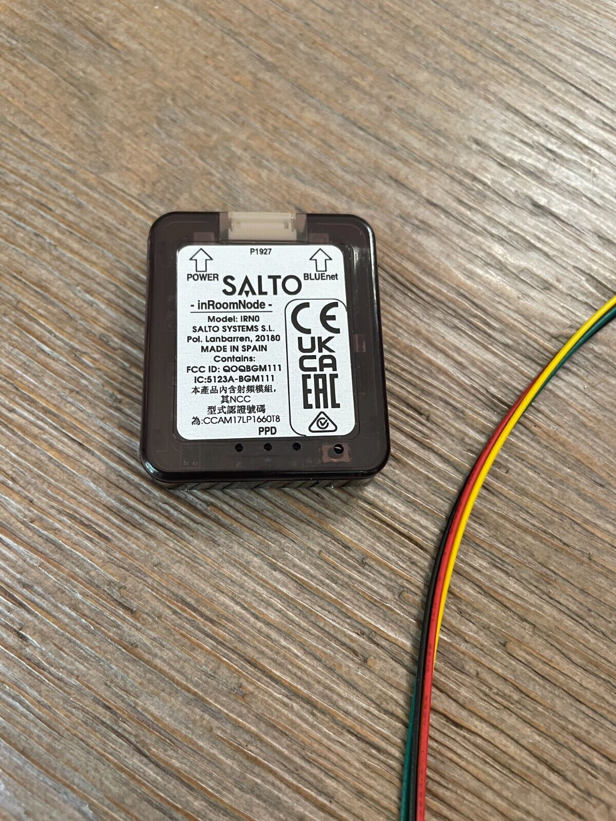 Salto Security Systems InRoomNode IRN03C03
