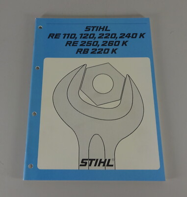 #ad Repair Manual Stihl Pressure Washer Re 110 260 K RB 220 K Stand 1993 AU $66.63